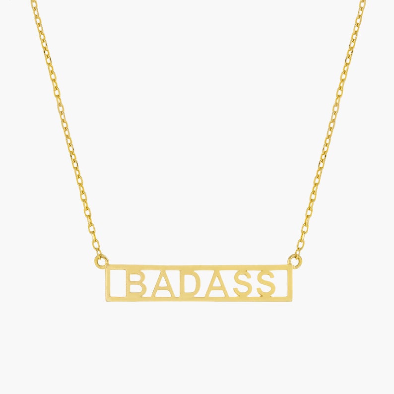 BADASS Bar Necklace