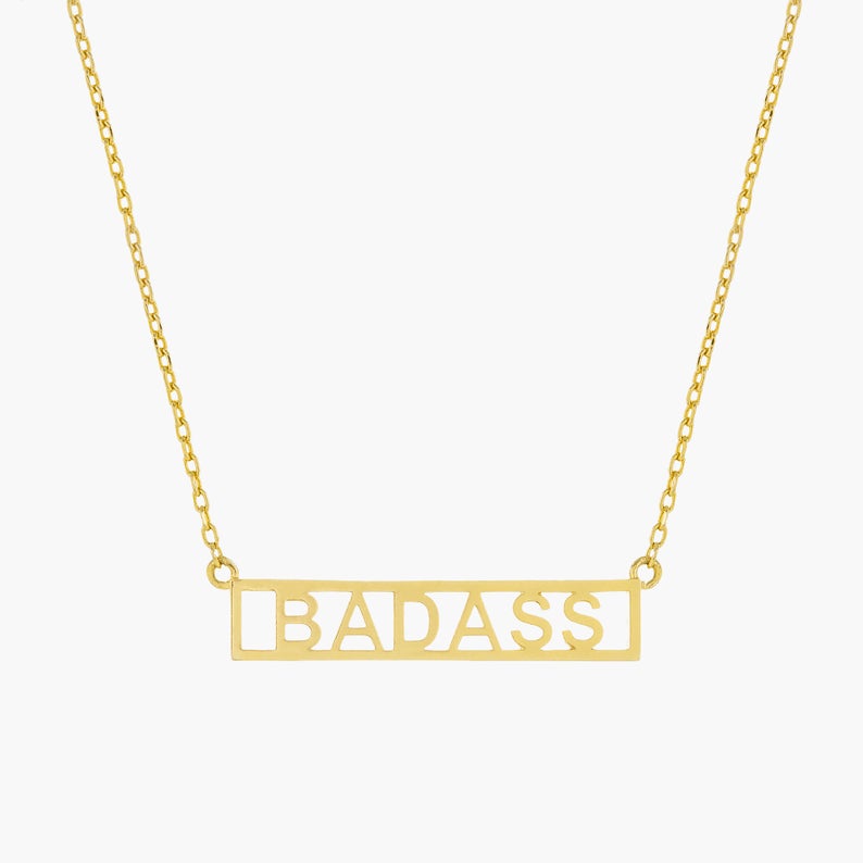 BADASS Bar Necklace