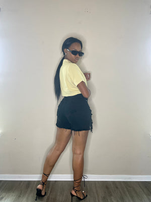 Cyn 3-Button Crop Top FINAL SALE