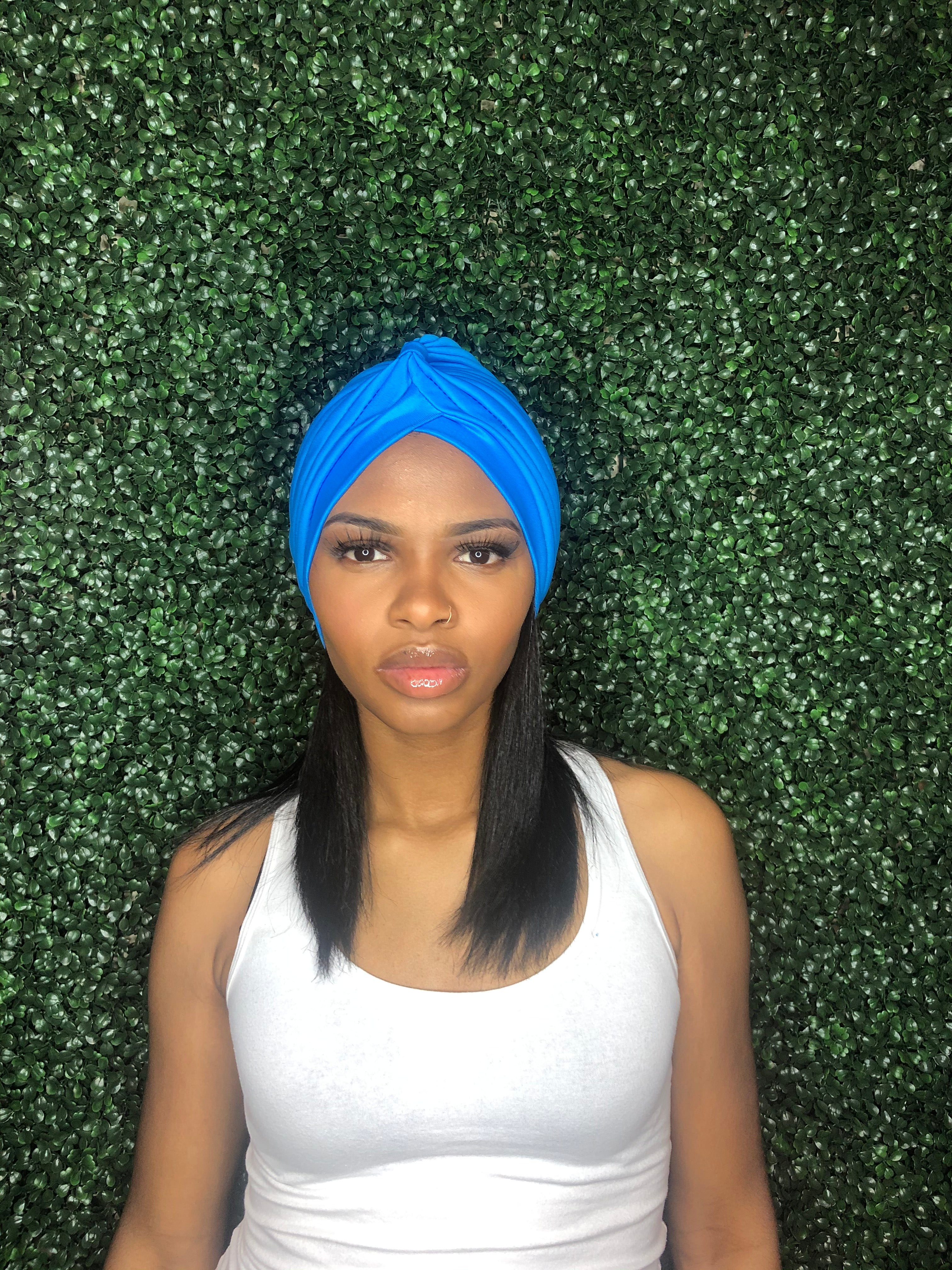 Hair Turban (Bright Royal)