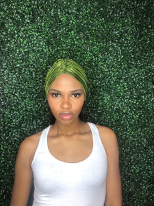 Hair Turban (Sparkle Green)