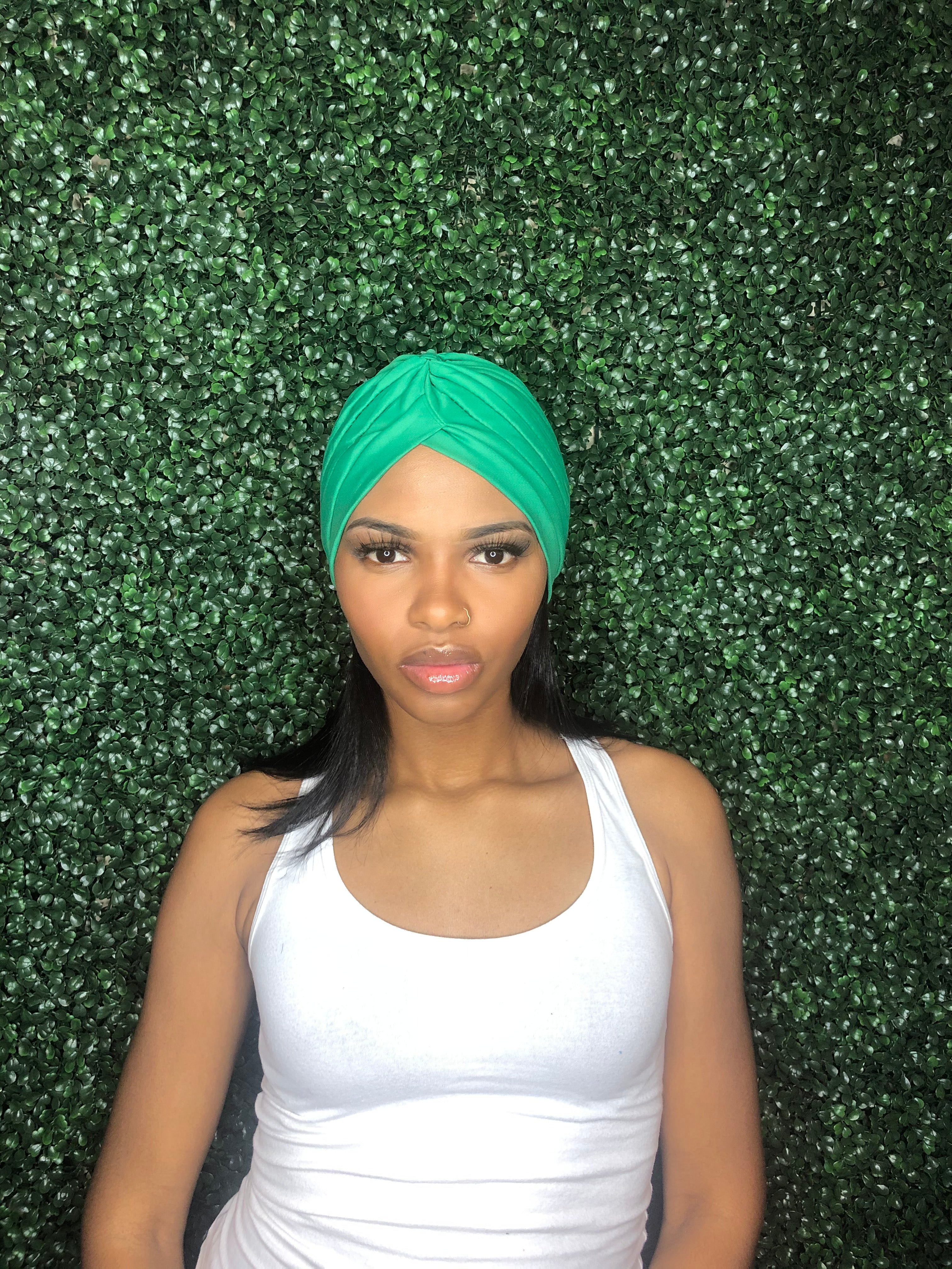 Hair Turban (Kelly Green)