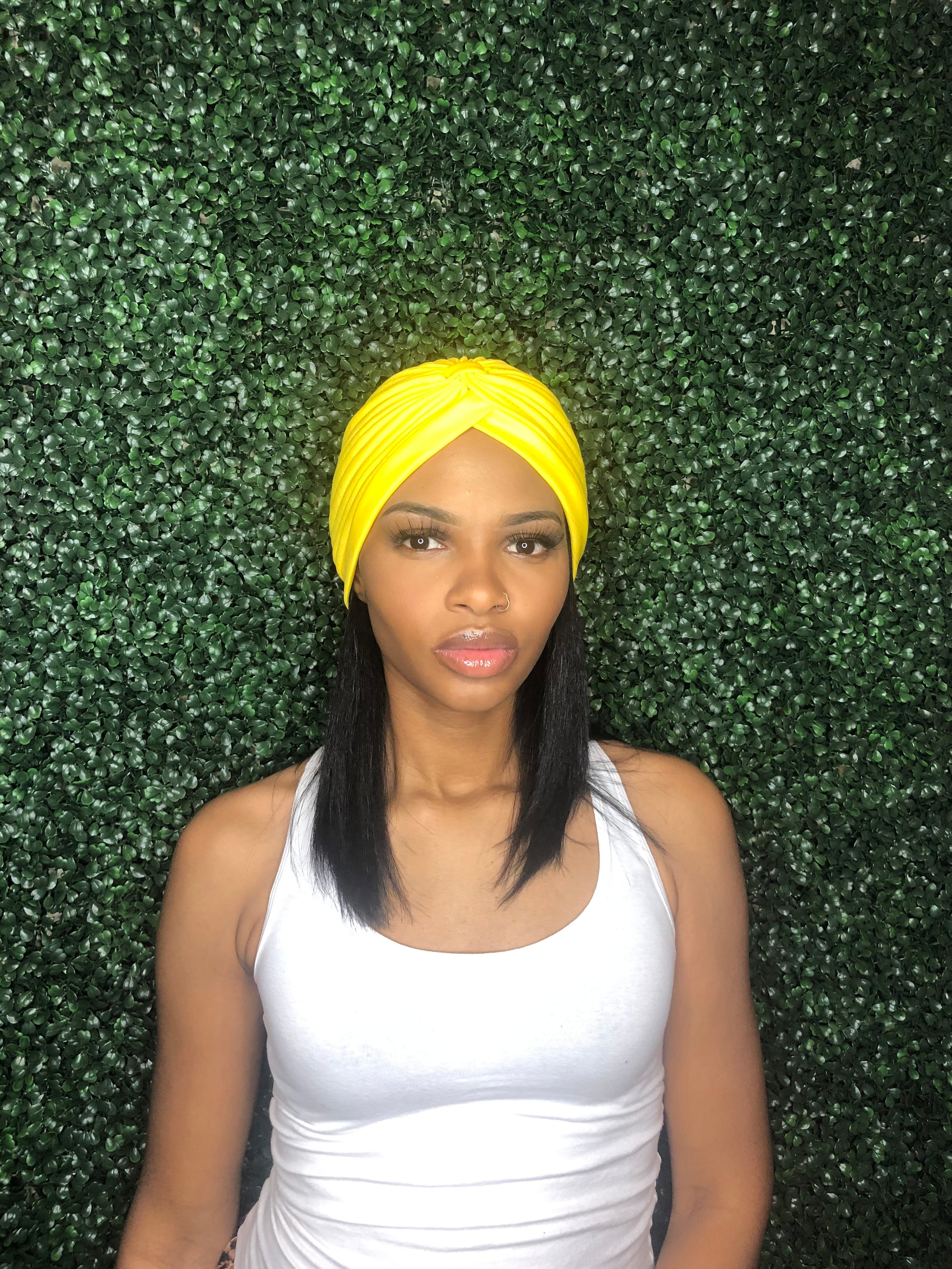Hair Turban (Yellow)