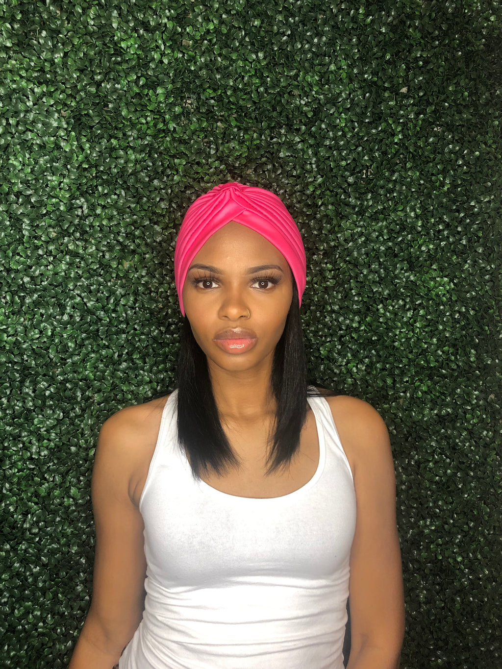 Hair Turban (Hot Pink)