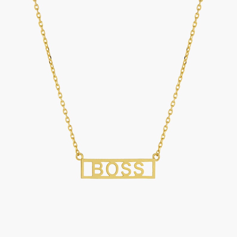 BOSS Bar Necklace