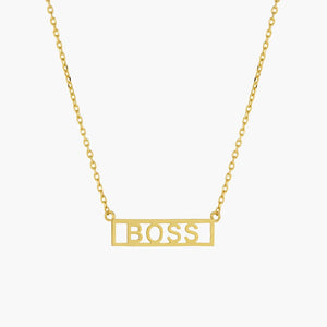 BOSS Bar Necklace