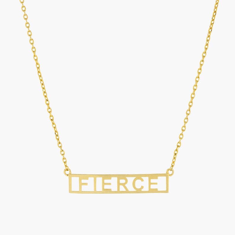 FIERCE Bar Necklace