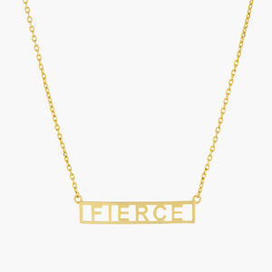 FIERCE Bar Necklace
