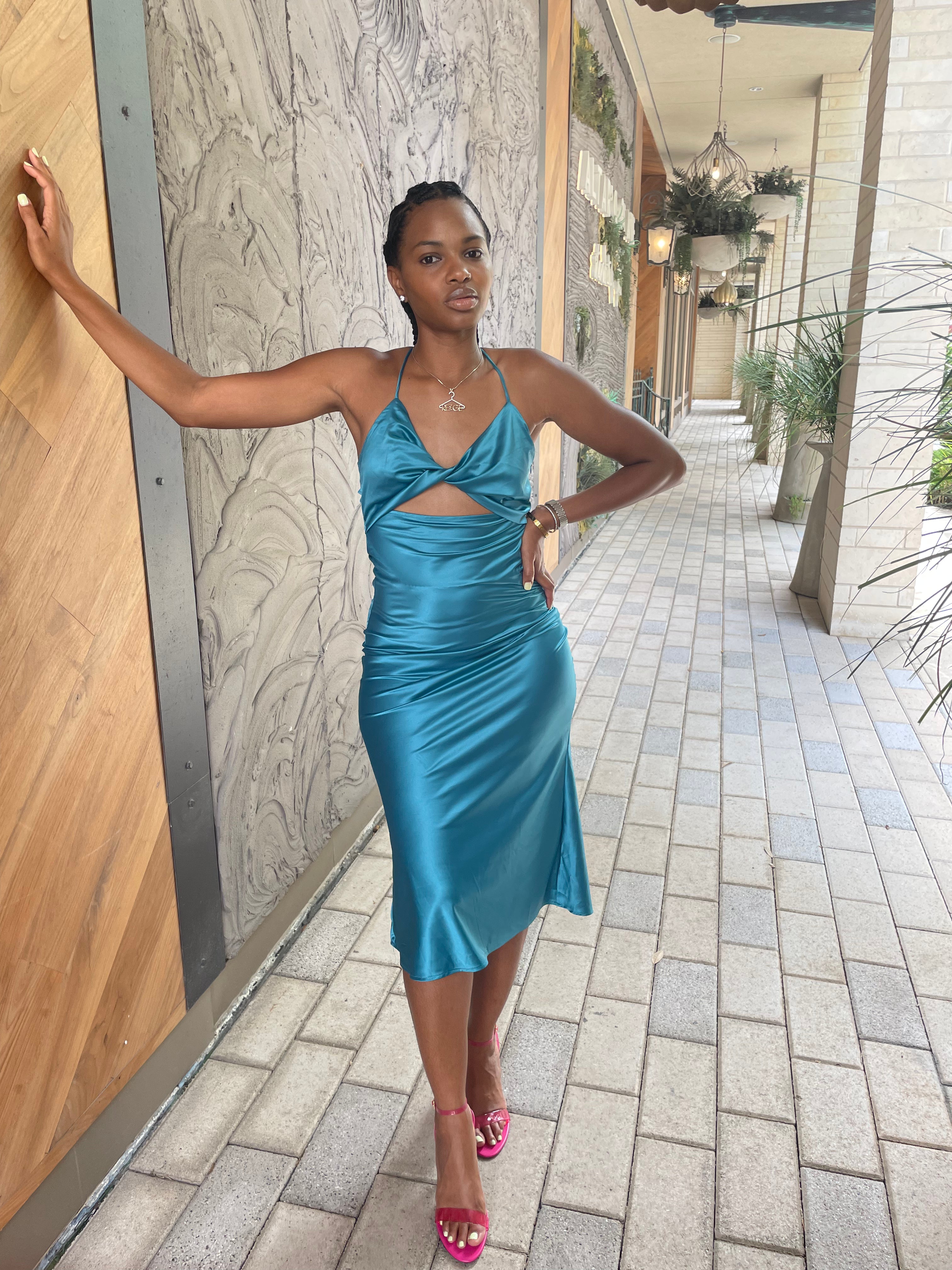 Maurie and eve apache dress teal 2025