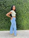 Crystal Sheer Scrunched Top FINAL SALE