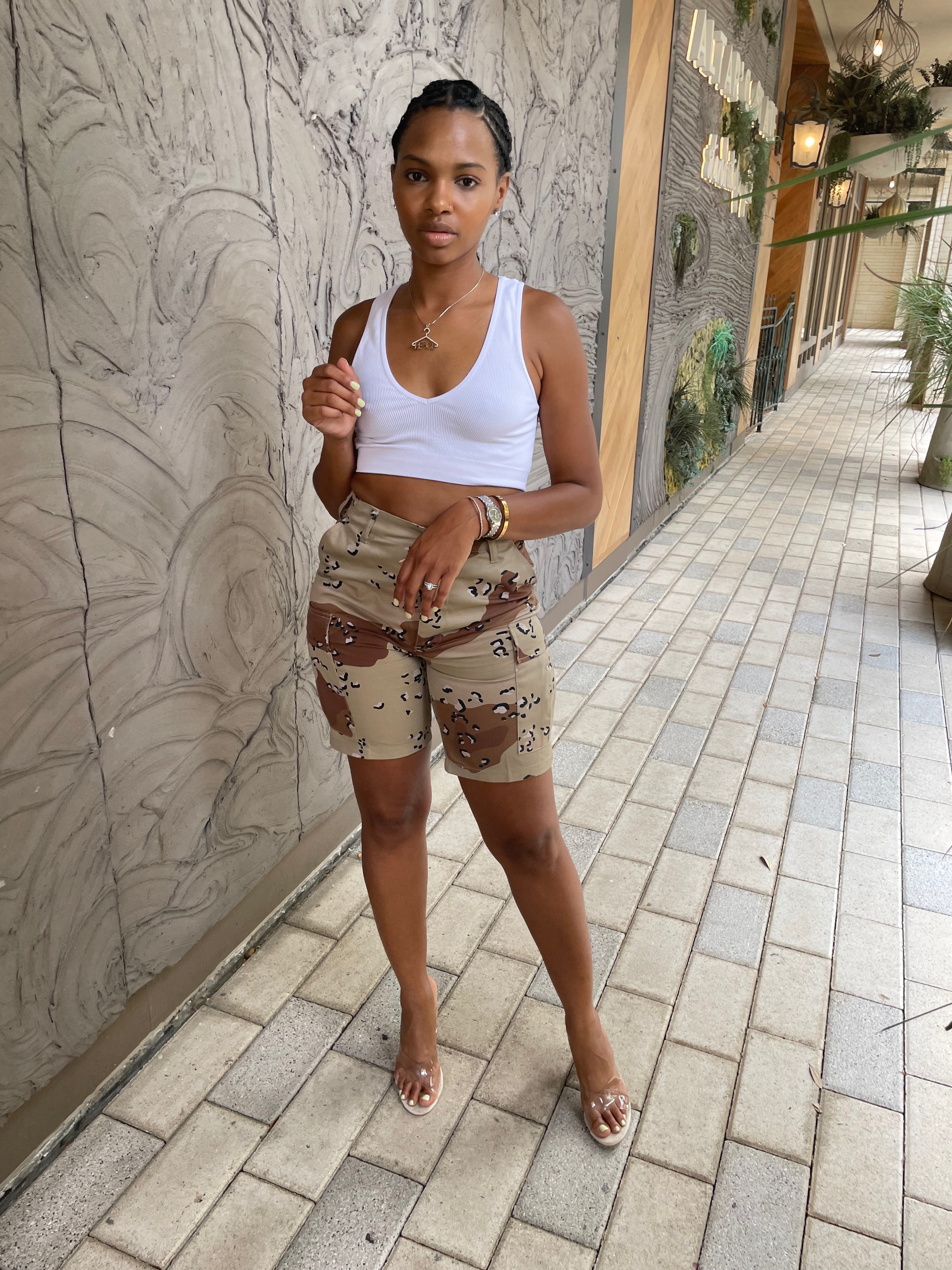 Spotted Camo Shorts