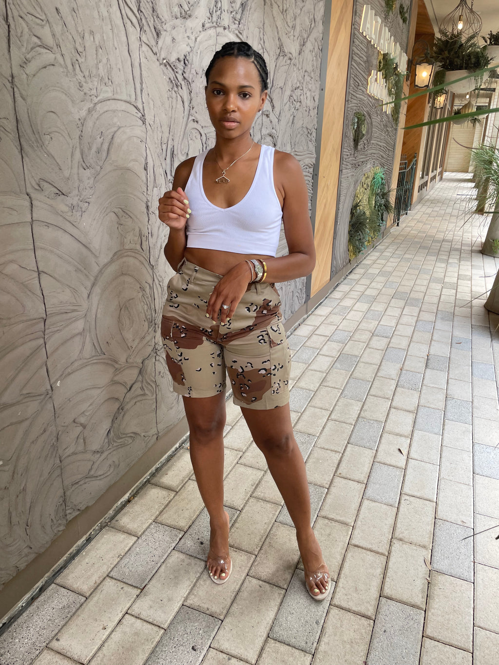 Spotted Camo Shorts