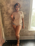 Dog Bad Muva Tee (Nude)