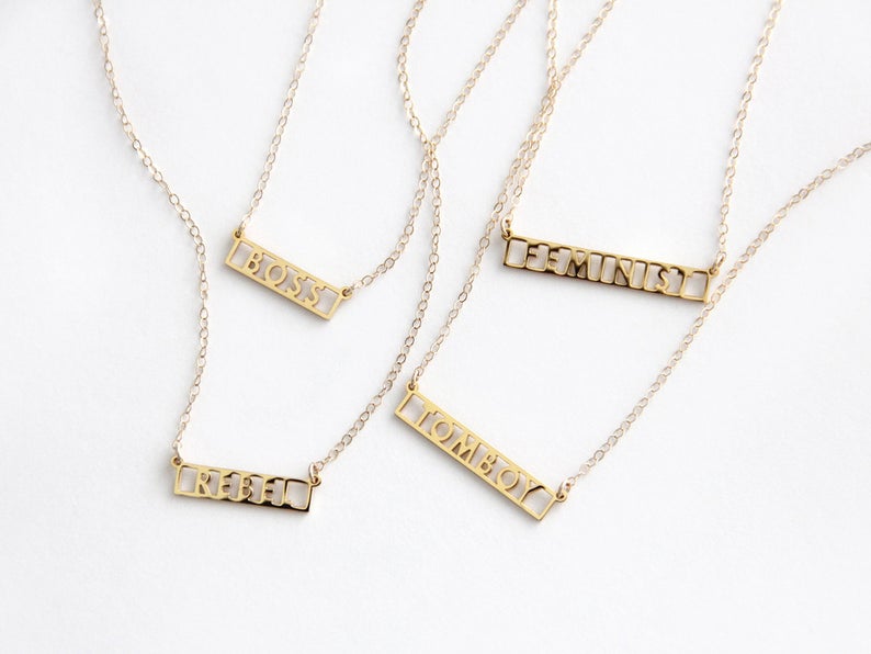 BOSS Bar Necklace
